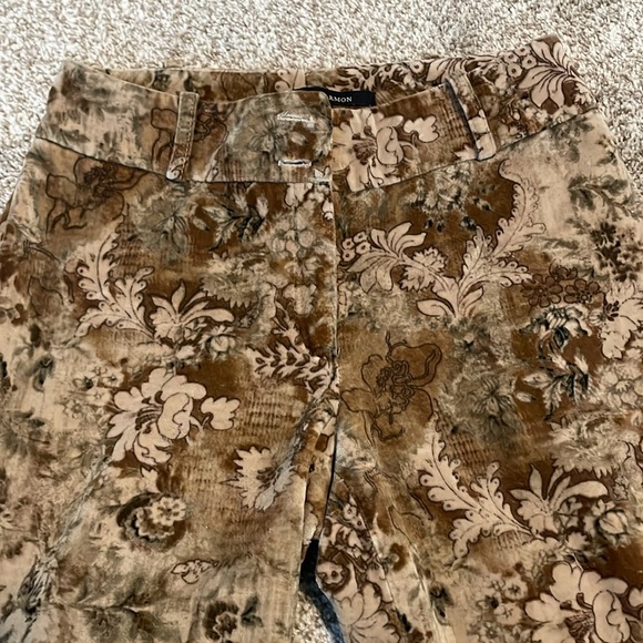 Tara Jarmon Printed Sude Trouser Pants - Picture 6 of 15